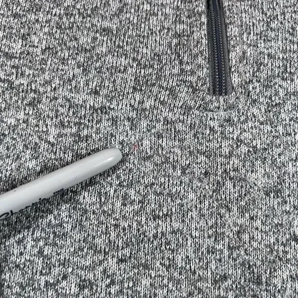 Patagonia Better Sweater Heather Grey 1/4 Zip Pullover Fleece Youth XL 14 - Picture 5 of 13
